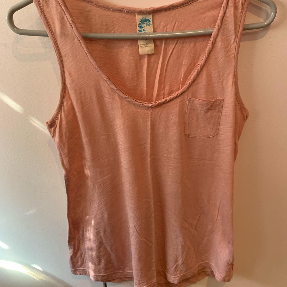 Anthropologie pink tank top - Picture 1 of 3